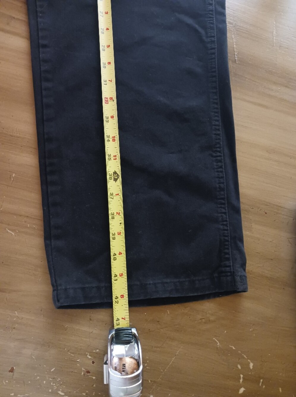Wranglers Utility Jeans Mens 34x32 Black 100% Cotton - Picture 7 of 12